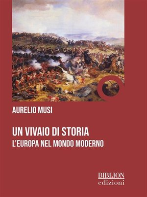cover image of Un vivaio di storia